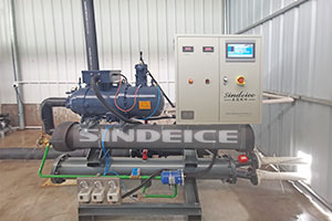 北海食品廠，片冰機和冷水機整套設備